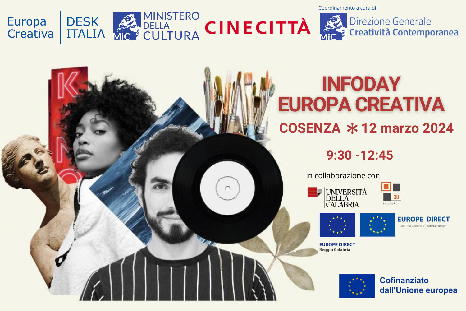 3D Research presente all’Infoday Europa Creativa, presso l’Università della Calabria