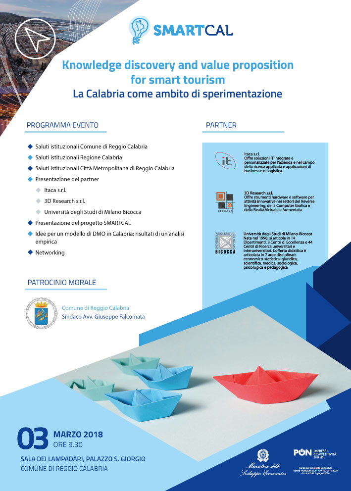 Smartcal: il 3 marzo la presentazione del progetto 