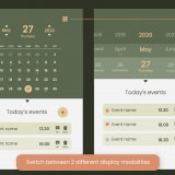 Flat Calendar v2