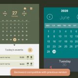 Flat Calendar v2